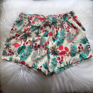 Summer flamingo shorts